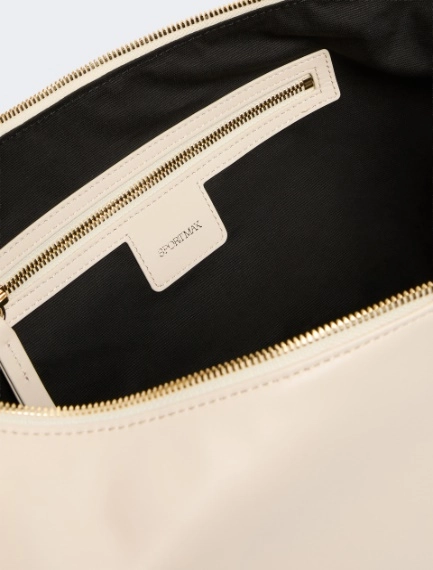 Nappa leather hobo bag - VANILLA - Sportmax - 6