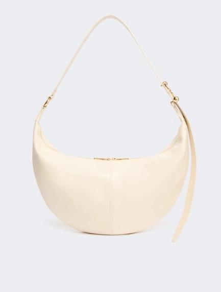 Nappa leather hobo bag - VANILLA - Sportmax