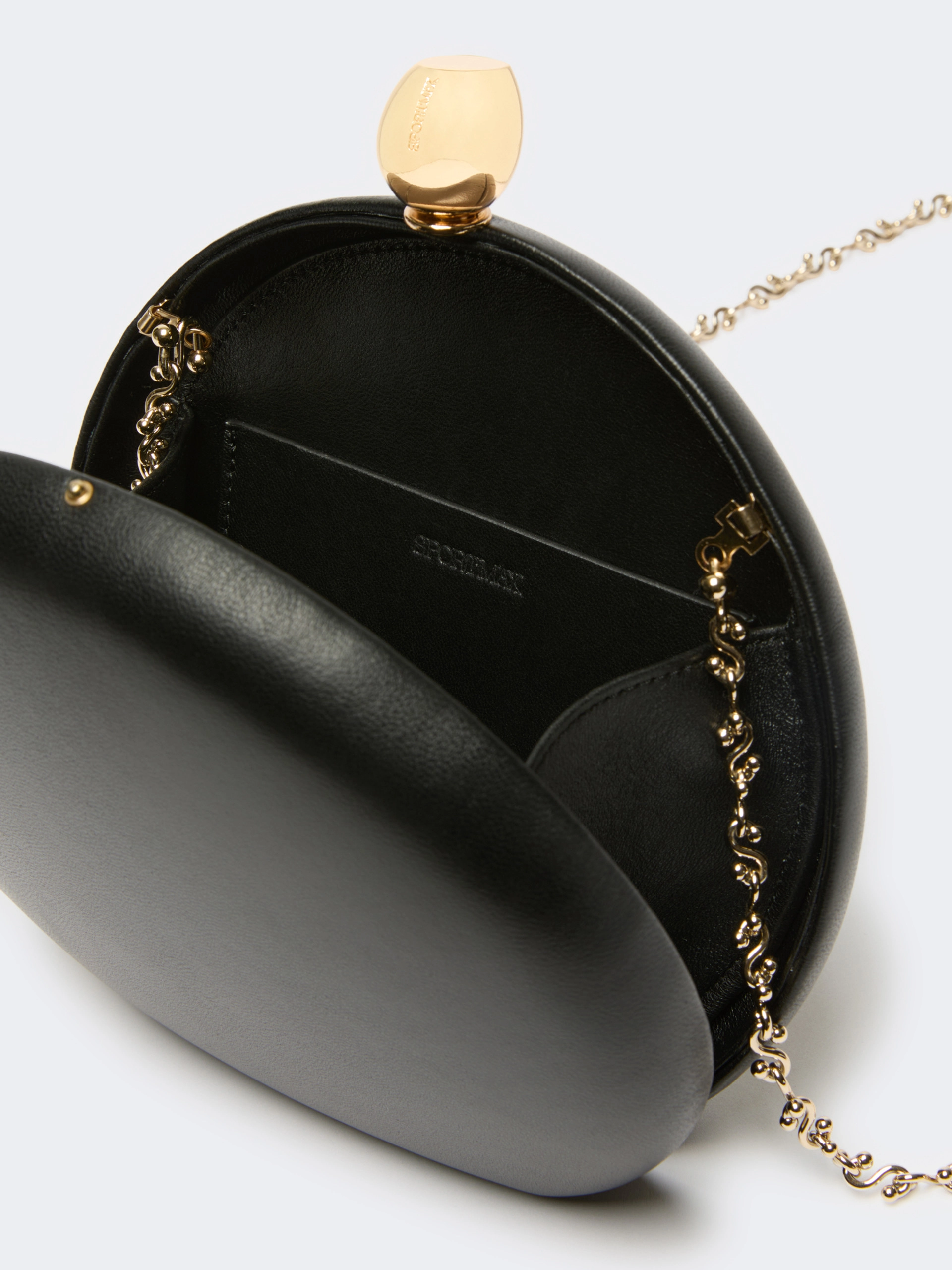 Nappa leather clutch - BLACK - Sportmax - 5