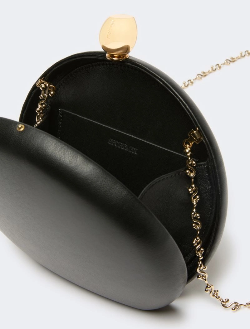 Nappa leather clutch - BLACK - Sportmax - 5