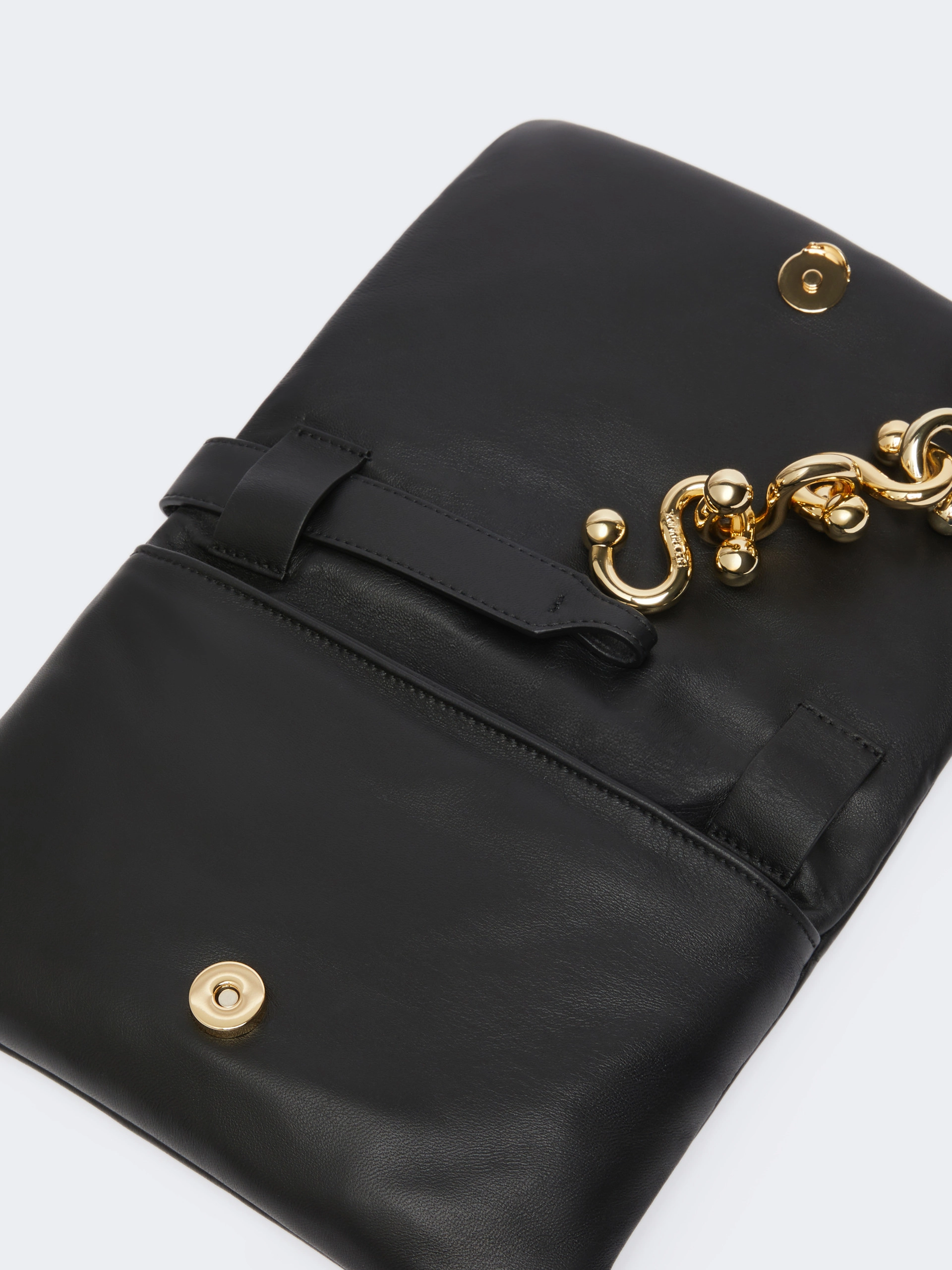 Padded Nappa leather mini Soffy bag - BLACK - Sportmax - 4