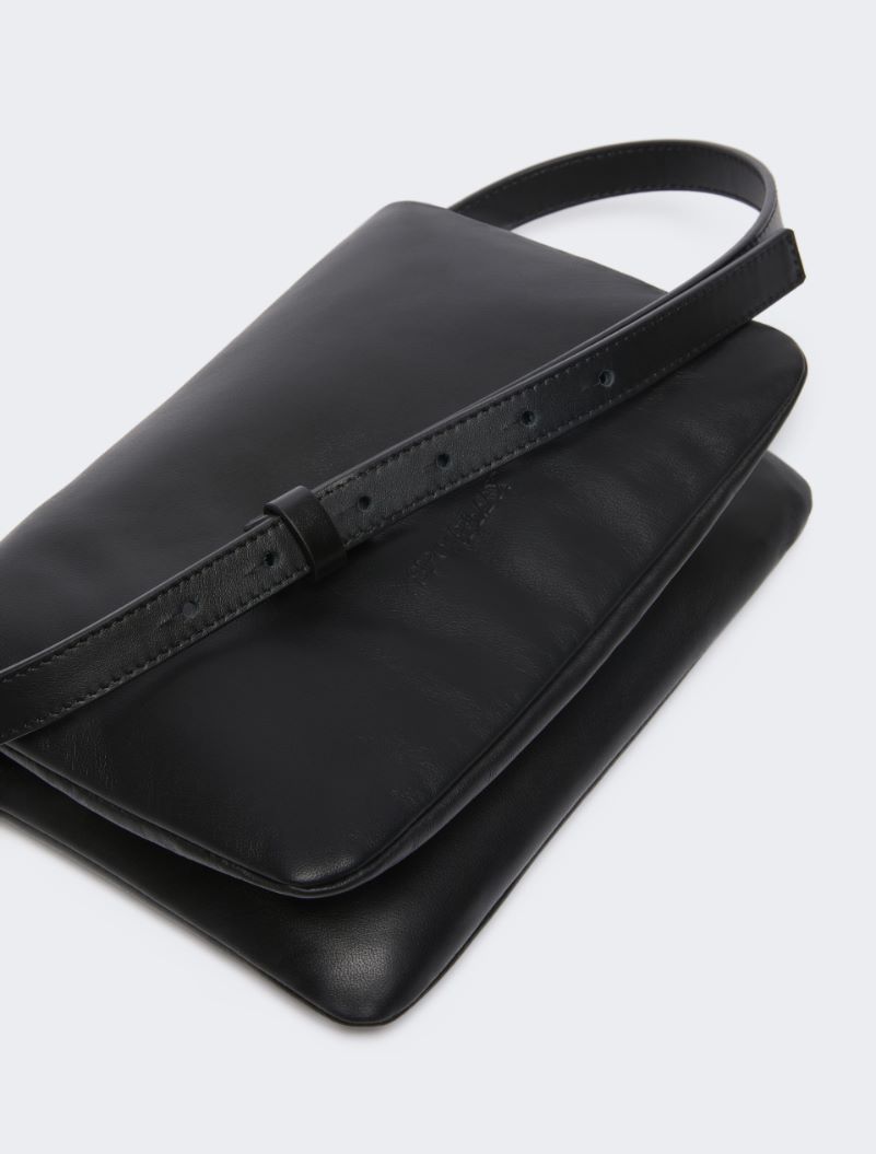 Padded Nappa leather mini Soffy bag - BLACK - Sportmax - 5