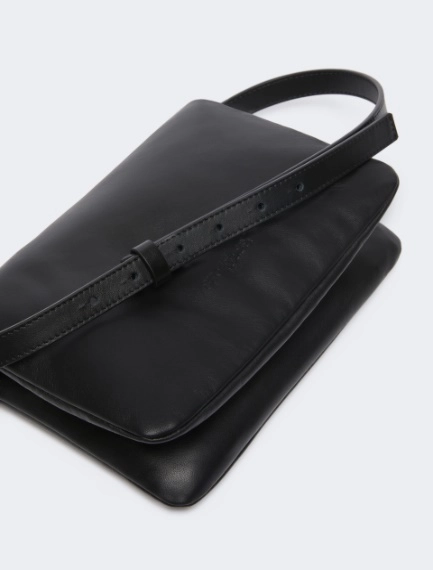 Padded Nappa leather mini Soffy bag - BLACK - Sportmax - 5