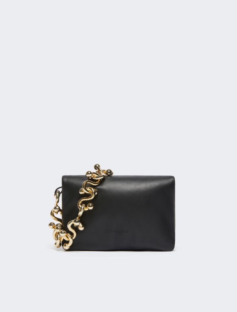 Padded Nappa leather mini Soffy bag - BLACK - Sportmax