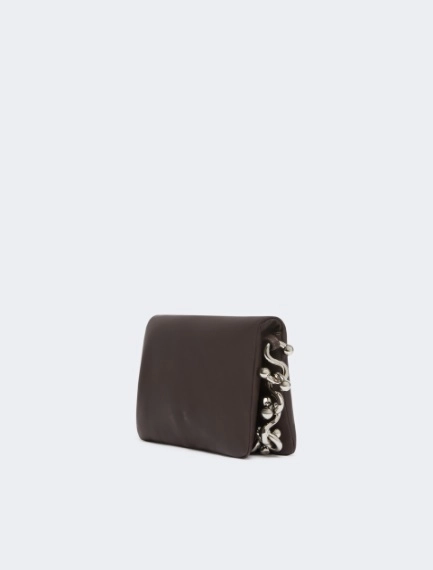 Padded Nappa leather mini Soffy bag - COCOA - Sportmax - 2
