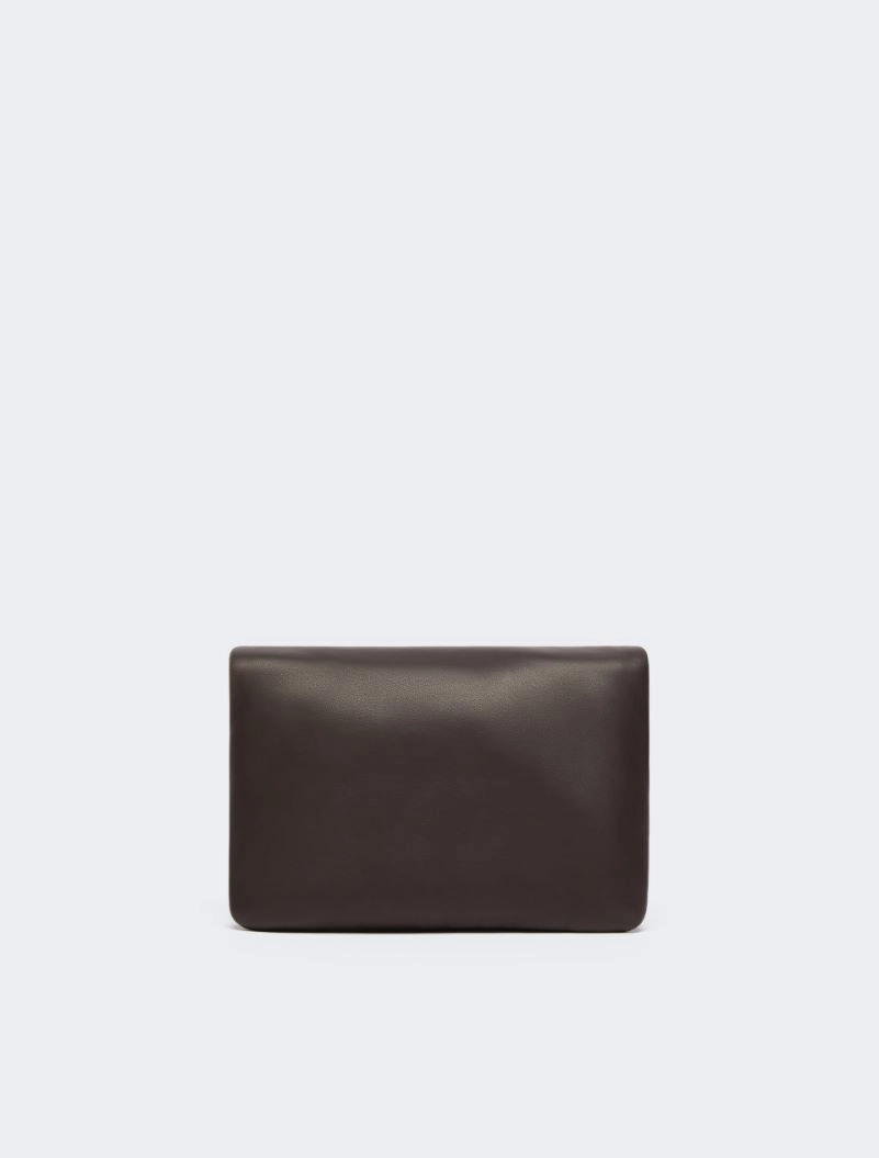 Padded Nappa leather mini Soffy bag - COCOA - Sportmax - 3
