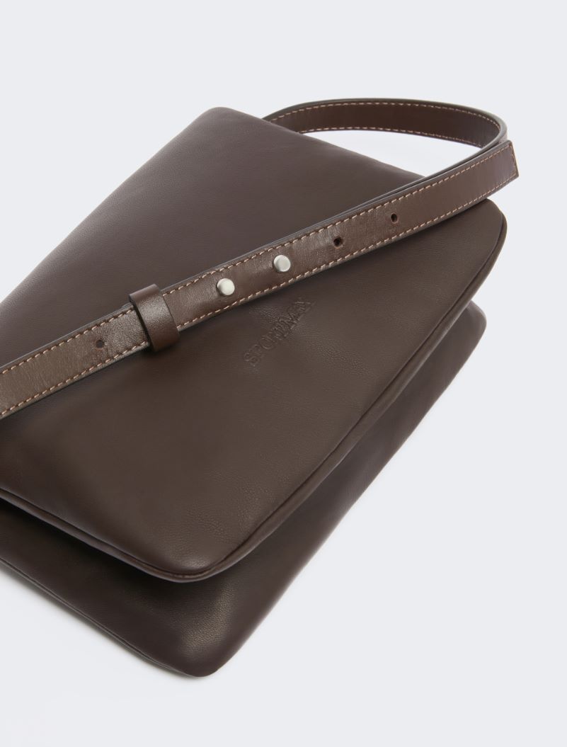 Padded Nappa leather mini Soffy bag - COCOA - Sportmax - 5