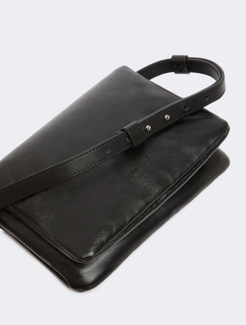 Padded Nappa leather mini Soffy bag - BLACK - Sportmax - 4