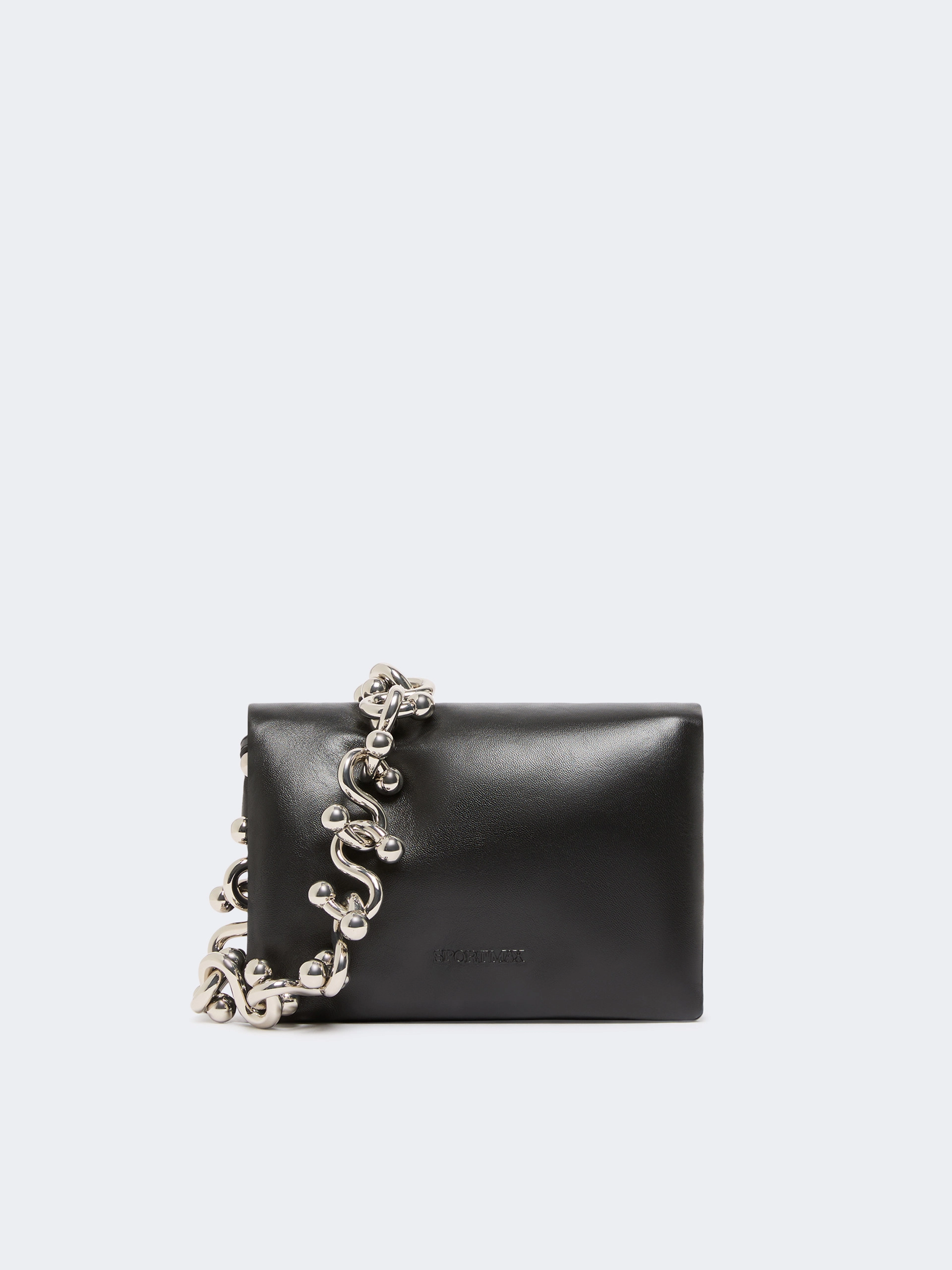 Padded Nappa leather mini Soffy bag - BLACK - Sportmax