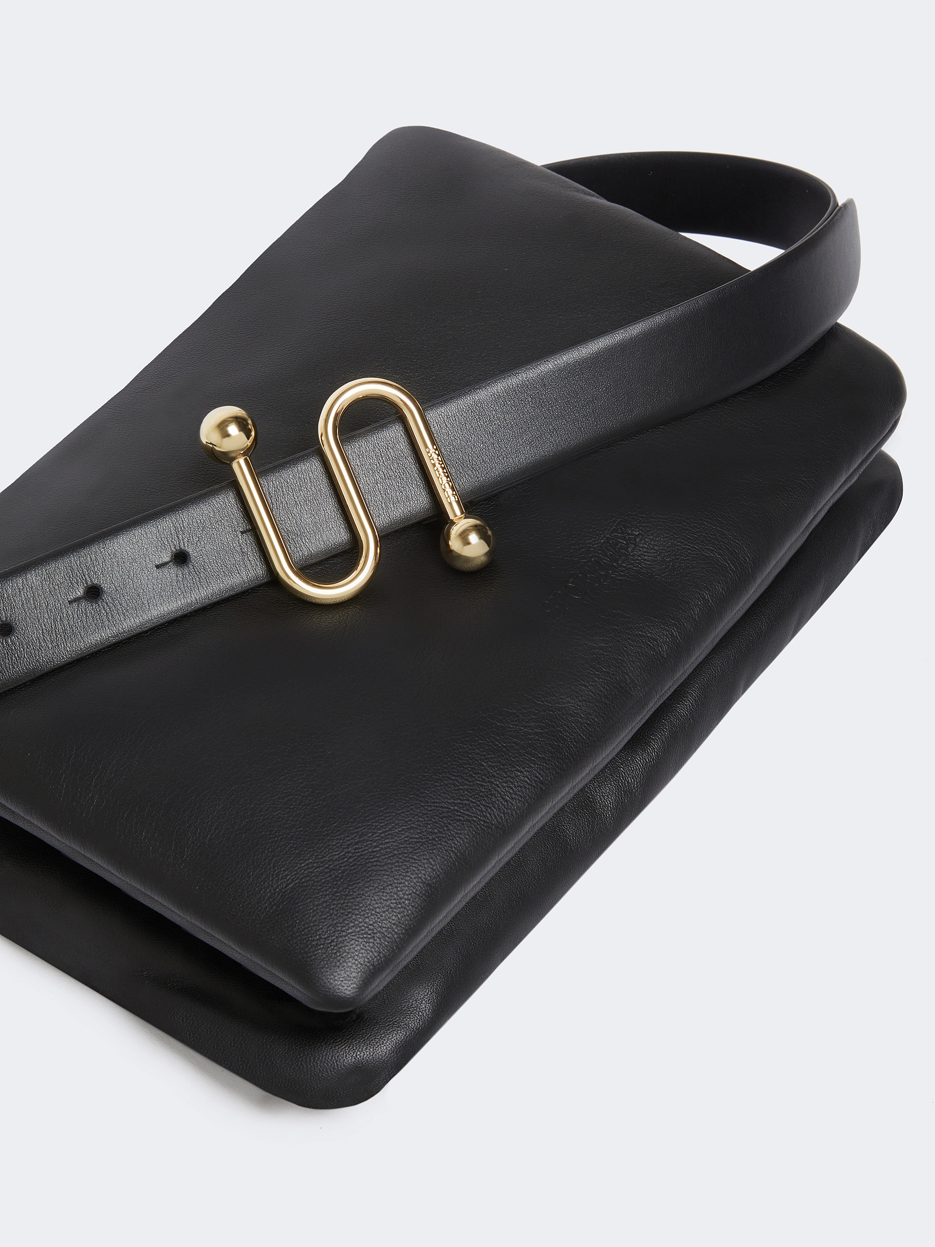 Padded nappa-leather Soffy Bag - BLACK - Sportmax - 4