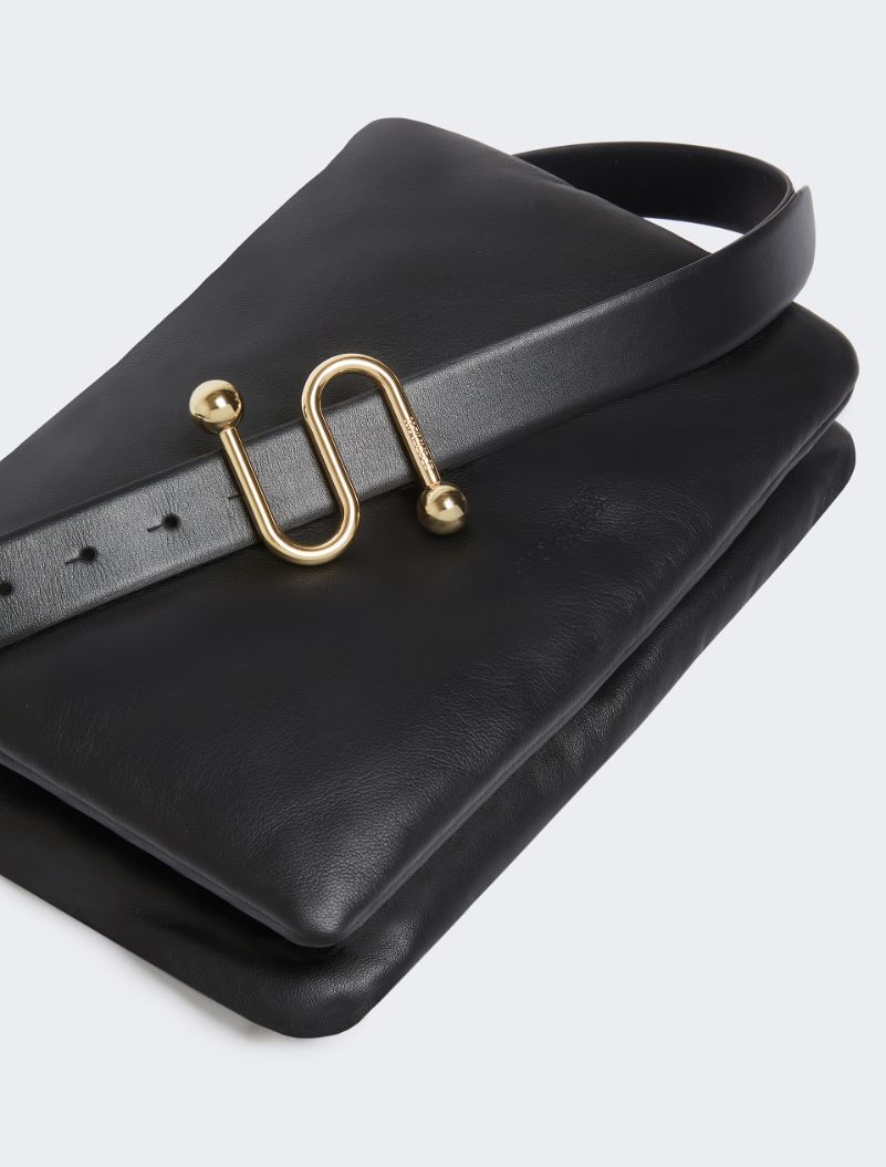 Padded nappa-leather Soffy Bag - BLACK - Sportmax - 4