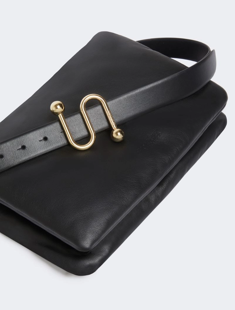 Padded nappa-leather Soffy Bag - BLACK - Sportmax - 4