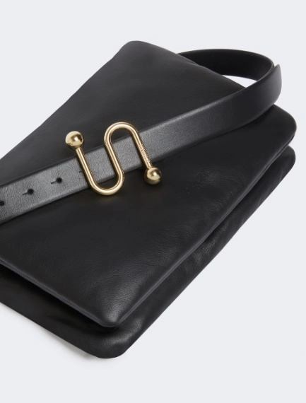 Padded nappa-leather Soffy Bag - BLACK - Sportmax - 4