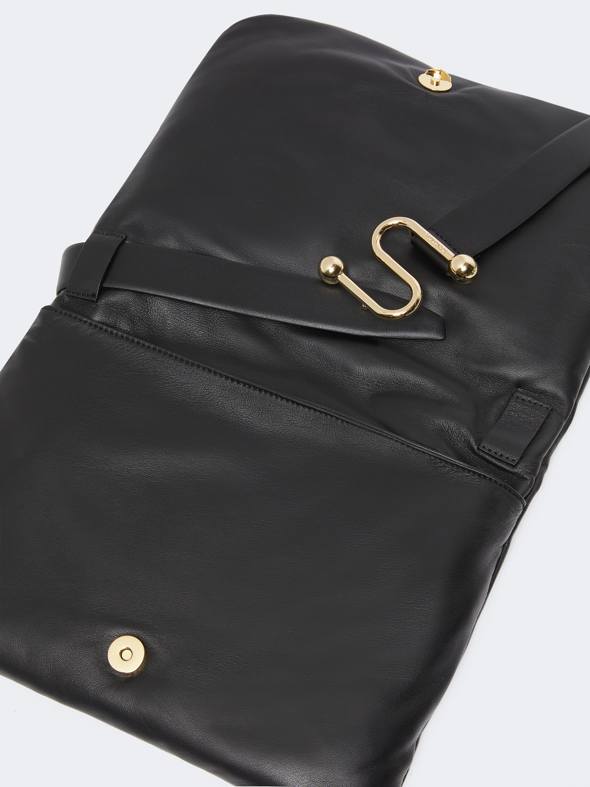 Padded nappa-leather Soffy Bag - BLACK - Sportmax - 5