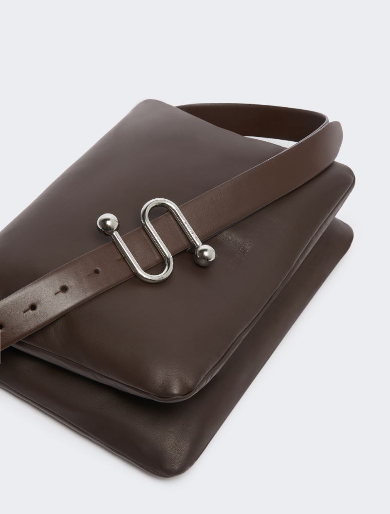 Padded nappa-leather Soffy Bag - COCOA - Sportmax - 4