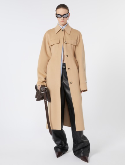 Padded nappa-leather Soffy Bag - COCOA - Sportmax - 7