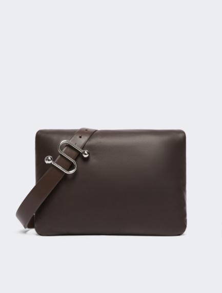 Padded nappa-leather Soffy Bag - COCOA - Sportmax