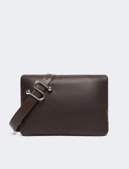 Padded nappa-leather Soffy Bag - COCOA - Sportmax - 1