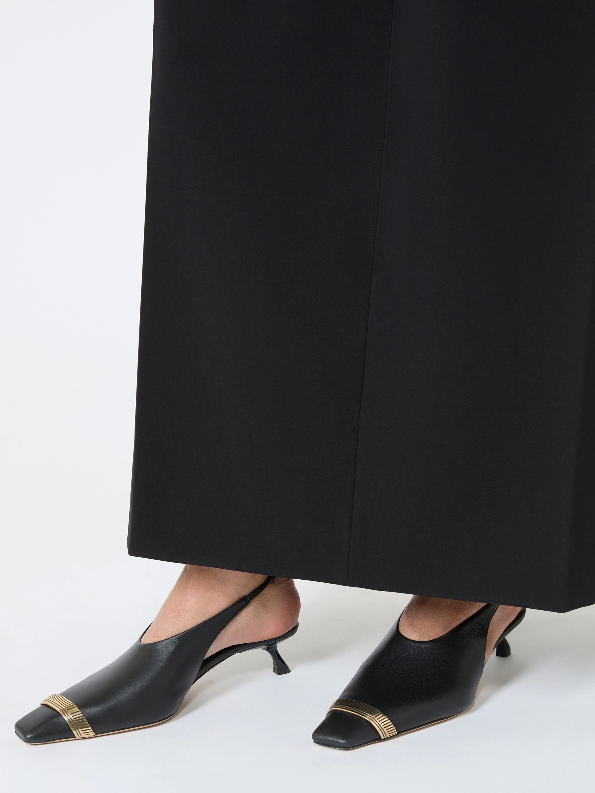 Nappa leather slingbacks - BLACK - Sportmax - 6