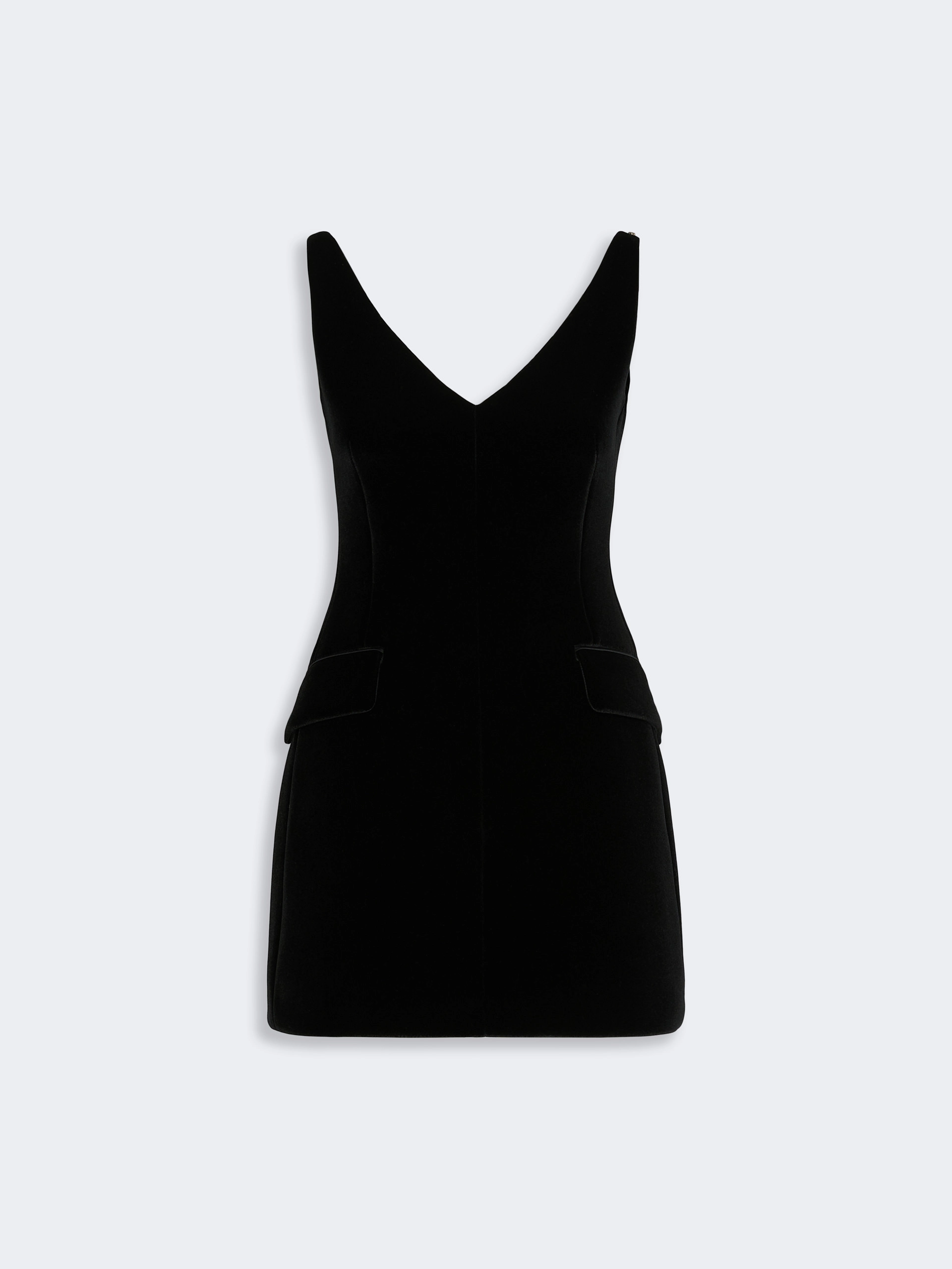 Short sleeveless velvet dress - BLACK - Sportmax - 5
