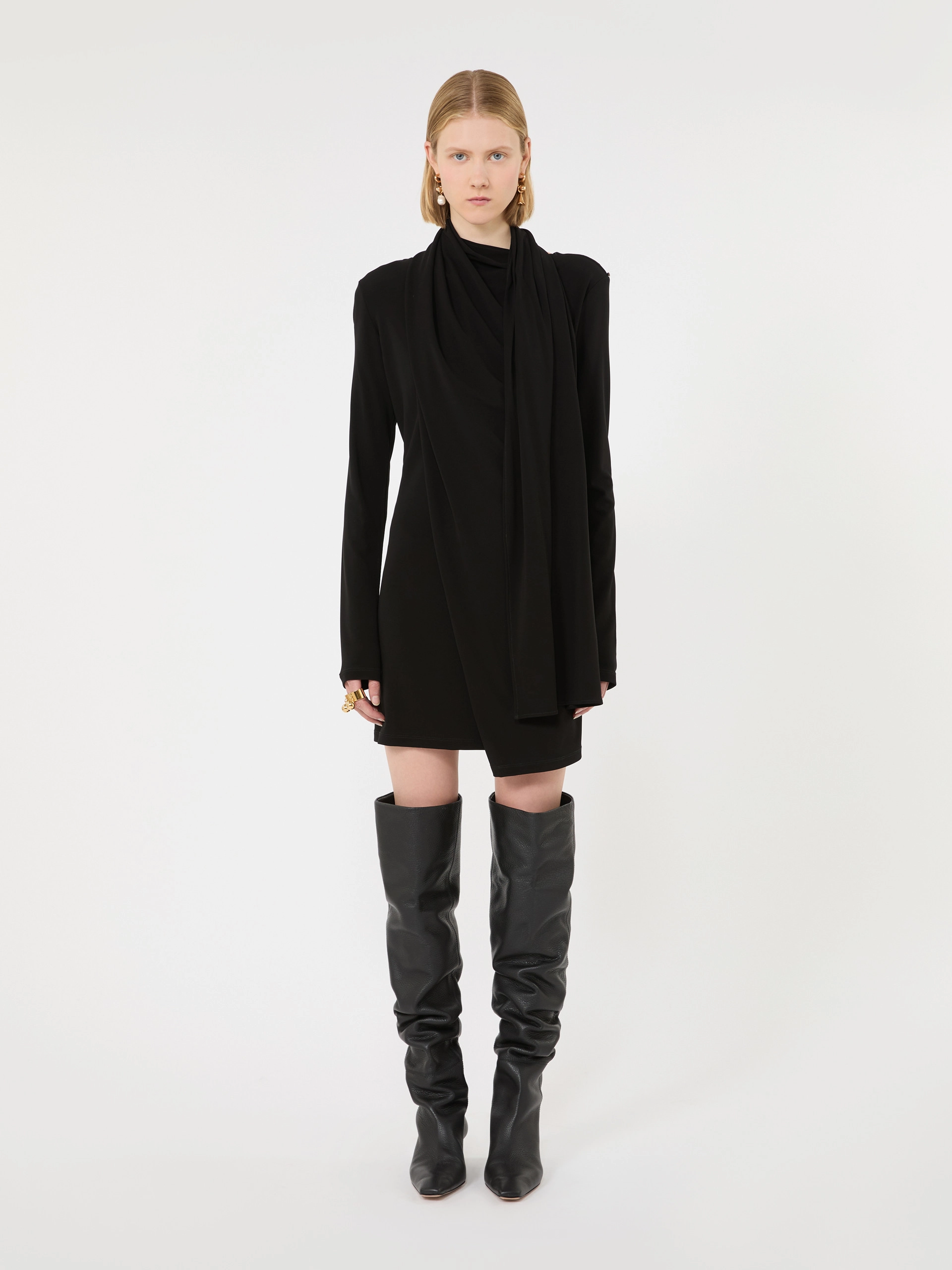 Abito corto in jersey - NERO - Sportmax - 2