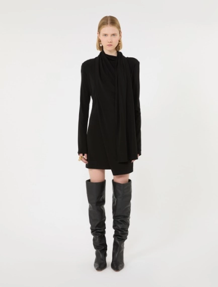 Abito corto in jersey - NERO - Sportmax - 2