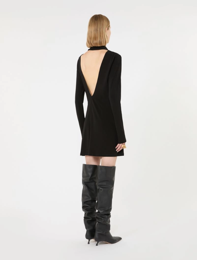 Abito corto in jersey - NERO - Sportmax - 3
