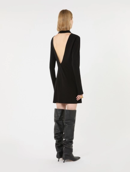 Abito corto in jersey - NERO - Sportmax - 3