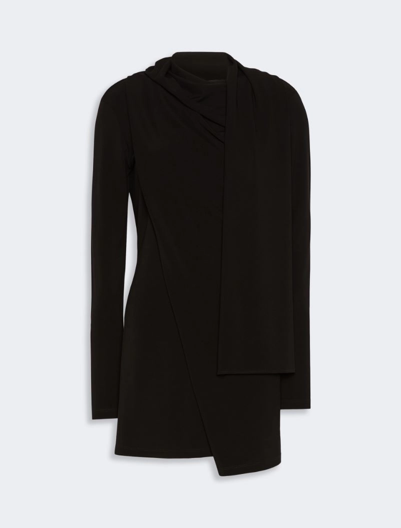 Abito corto in jersey - NERO - Sportmax - 5