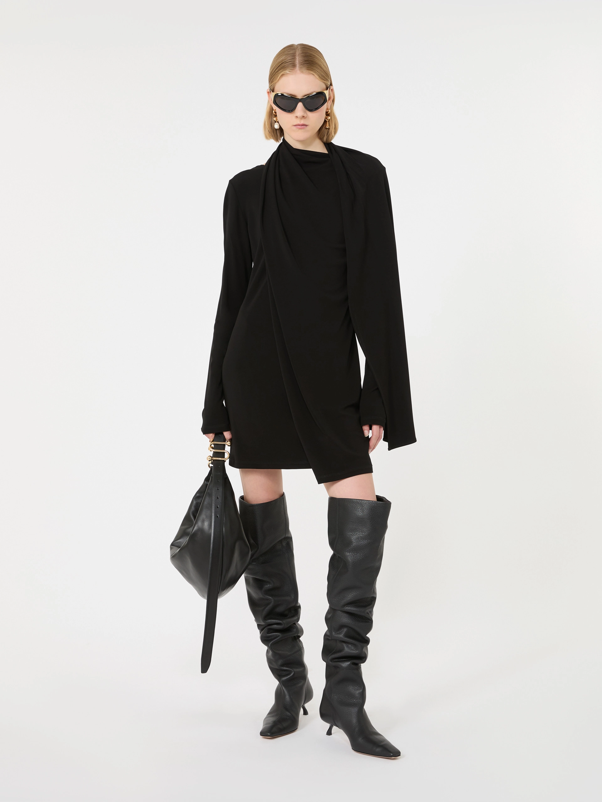 Abito corto in jersey - NERO - Sportmax