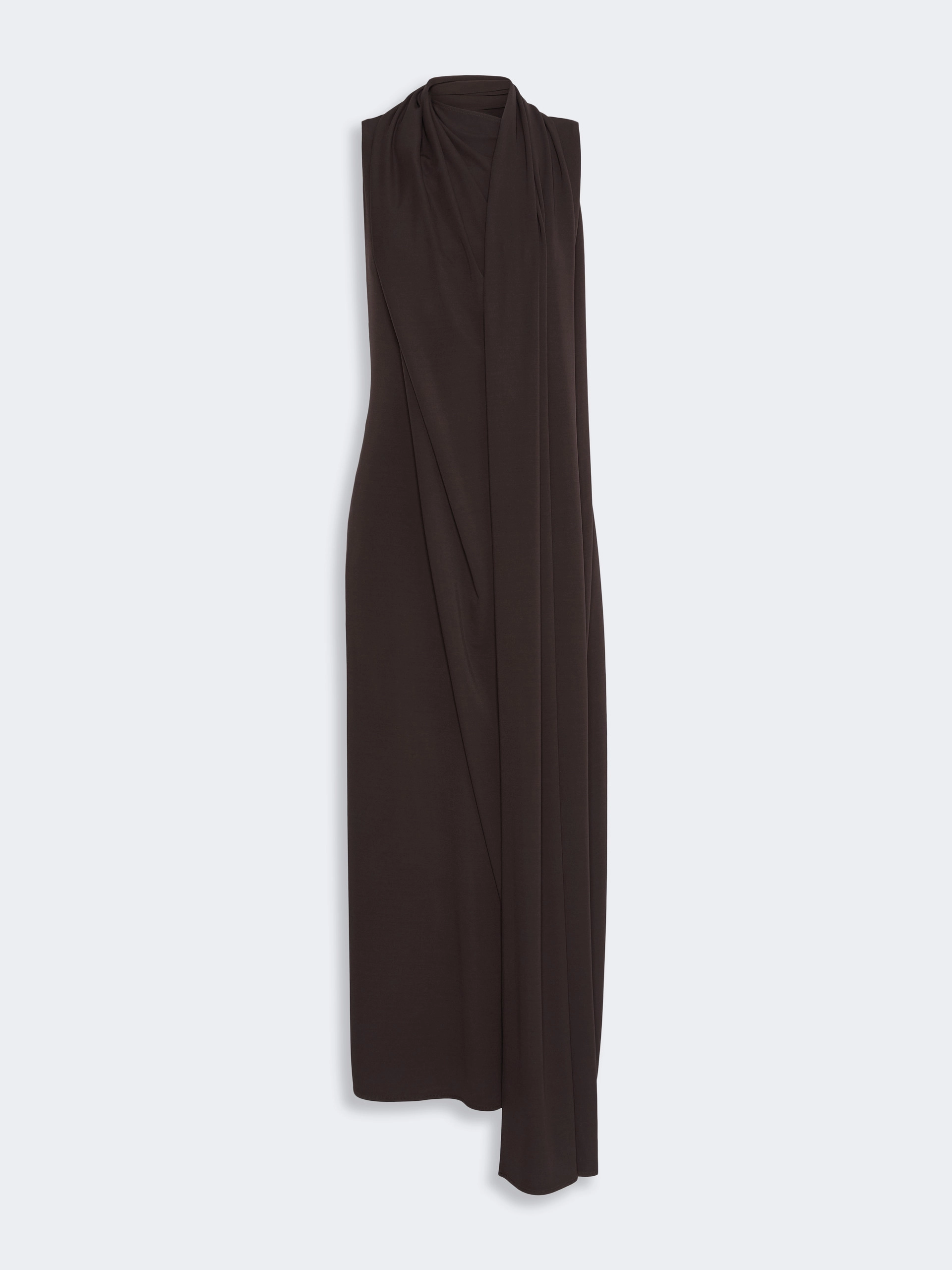 Long jersey dress - CHOCOLATE - Sportmax - 6