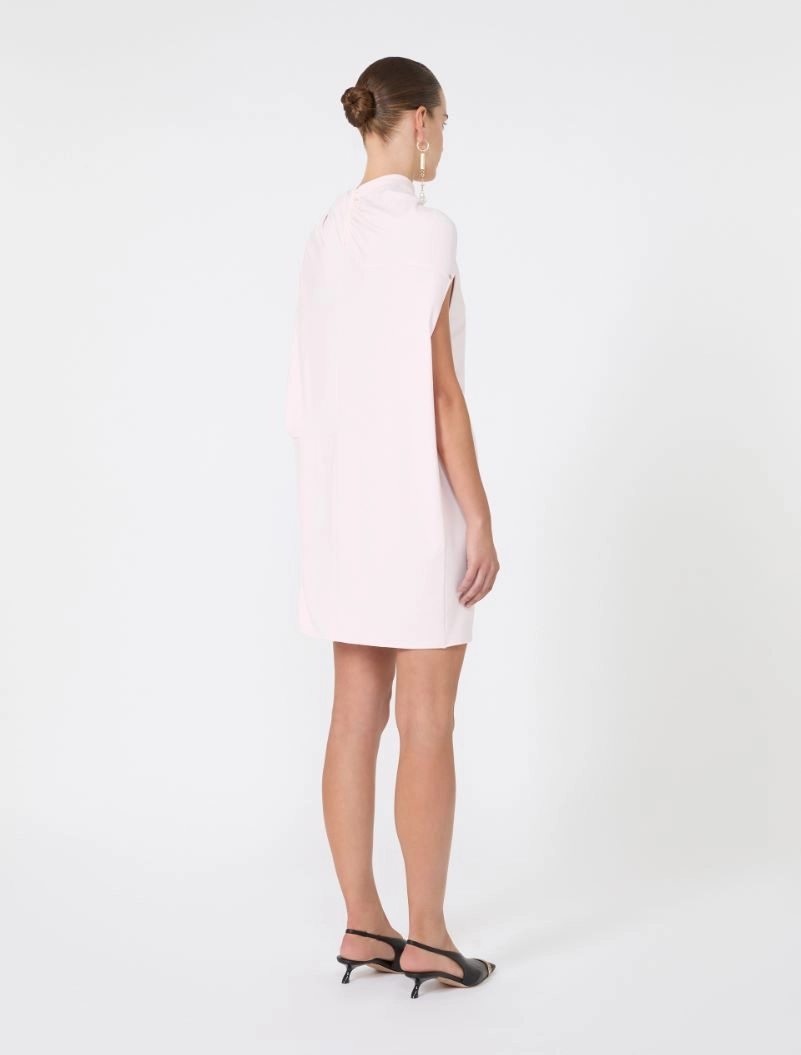 Draped viscose mini dress - POWDER - Sportmax - 3