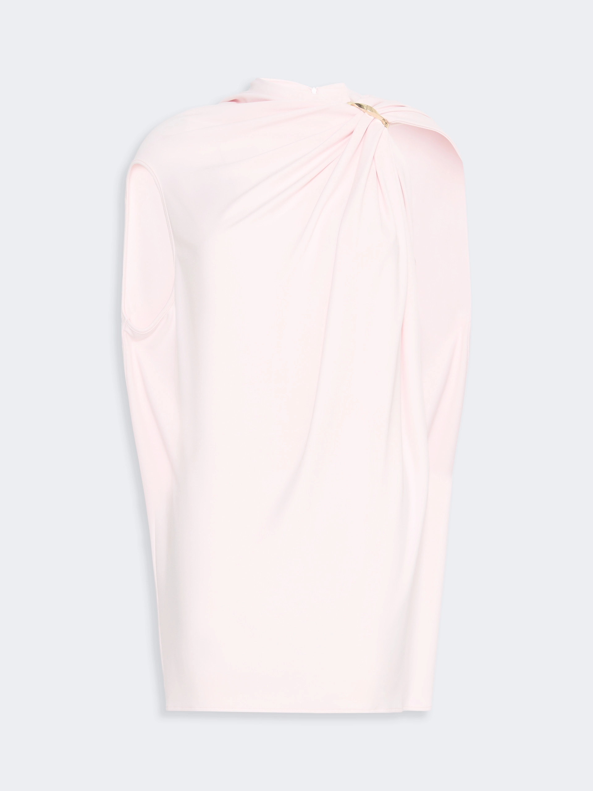Draped viscose mini dress - POWDER - Sportmax - 6