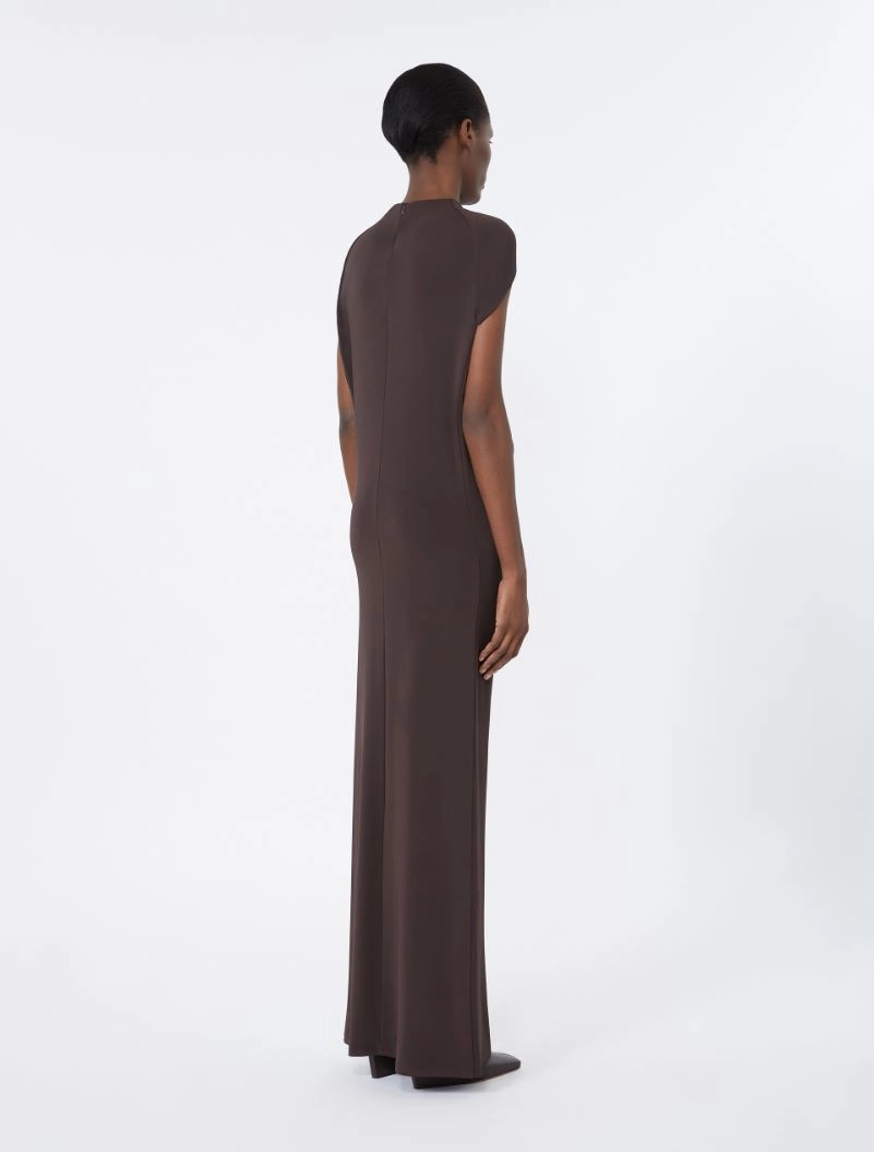 Abito a due pezzi in organzino di viscosa stretch - NERO - Sportmax - 3