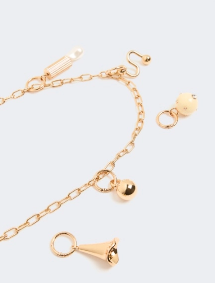 Metal chain with charm detail - GOLD - Sportmax - 2