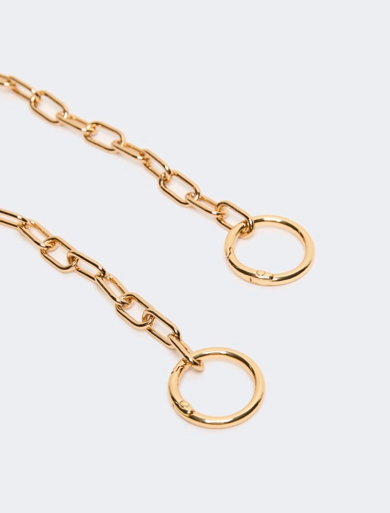 Metal chain with charm detail - GOLD - Sportmax - 3