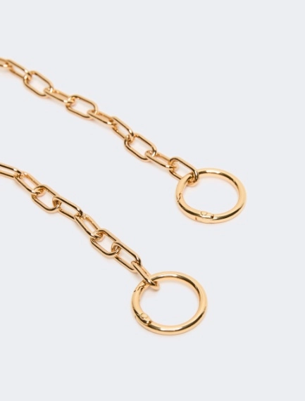 Metal chain with charm detail - GOLD - Sportmax - 3