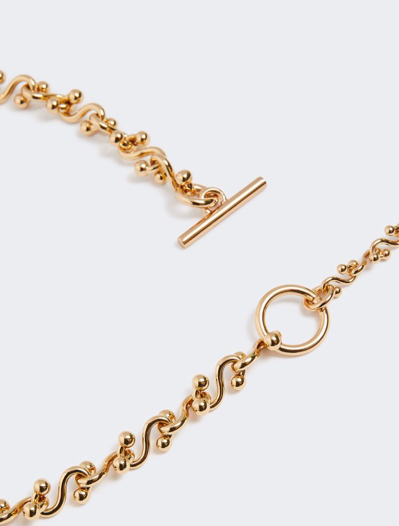 Metal pendant necklace - GOLD - Sportmax - 2
