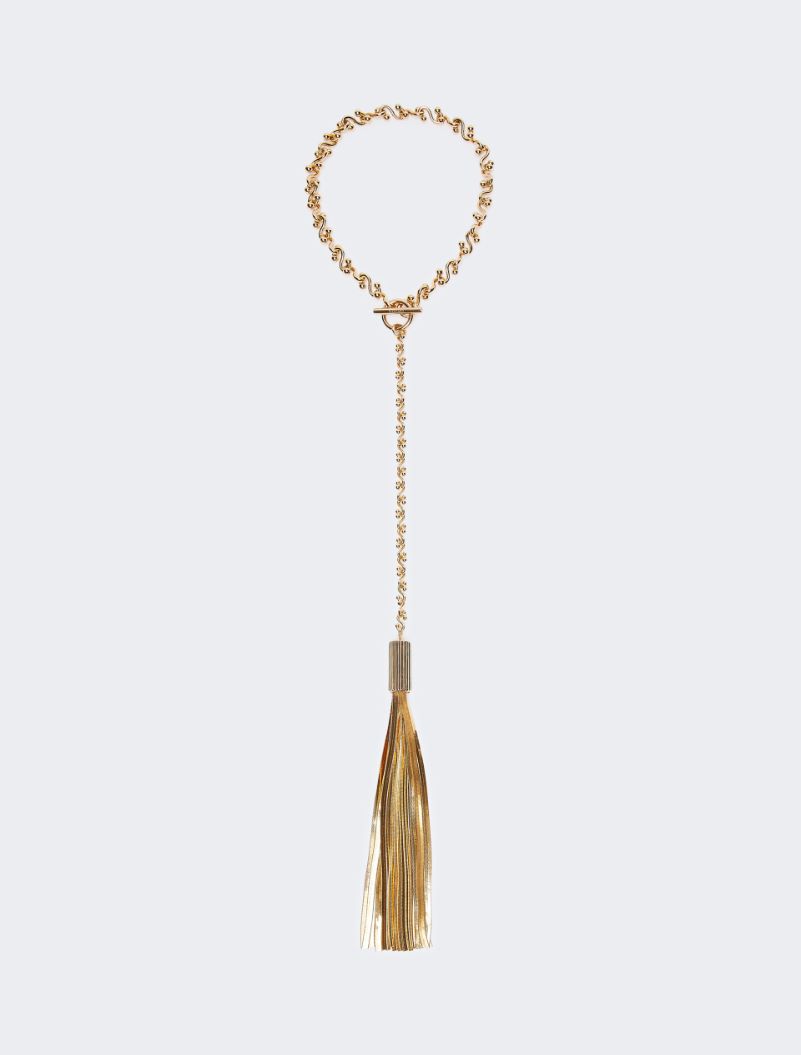 Metal pendant necklace - GOLD - Sportmax