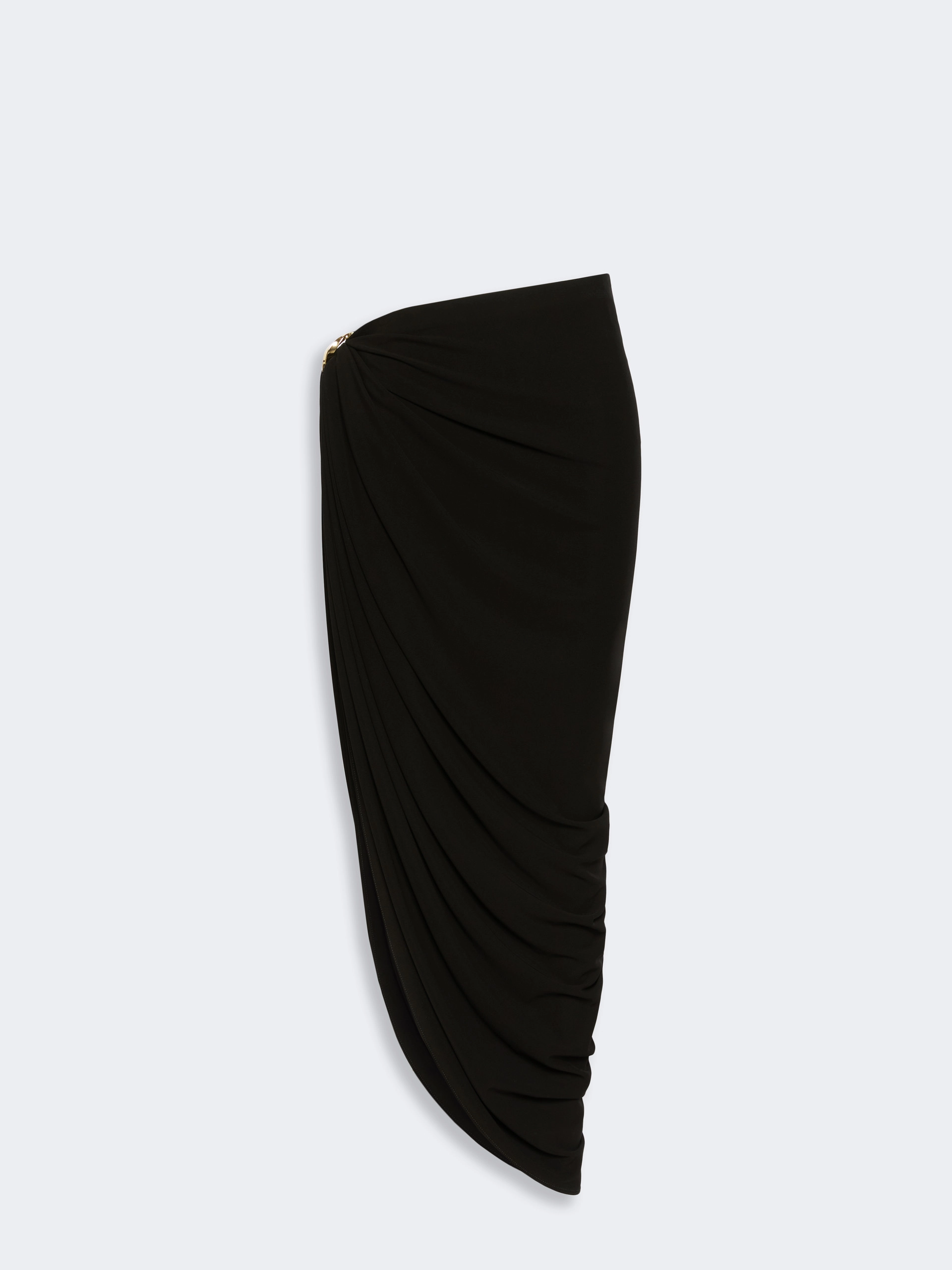 Draped viscose skirt - BLACK - Sportmax - 5