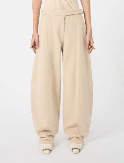 Fleece trousers - BEIGE - Sportmax - 2
