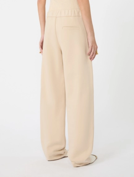 Fleece trousers - BEIGE - Sportmax - 3