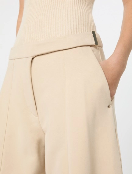 Fleece trousers - BEIGE - Sportmax - 4