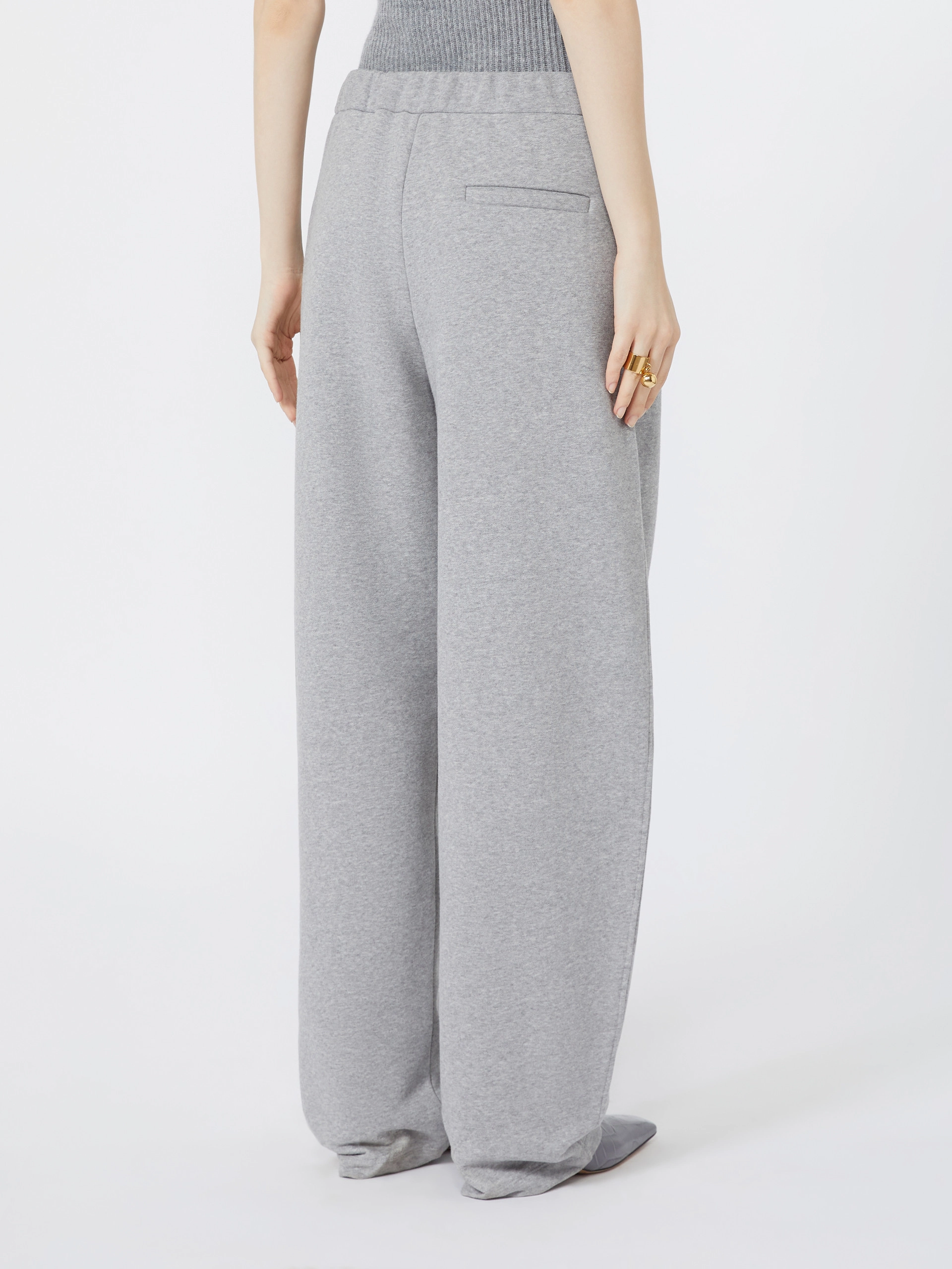 Hose aus Sweatjersey - HELLGRAU - Sportmax - 3