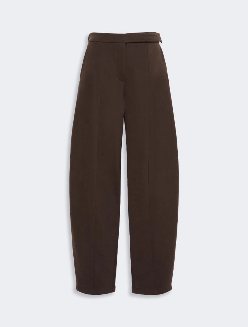 Hose aus Sweatjersey - SCHOKOLADE - Sportmax - 5
