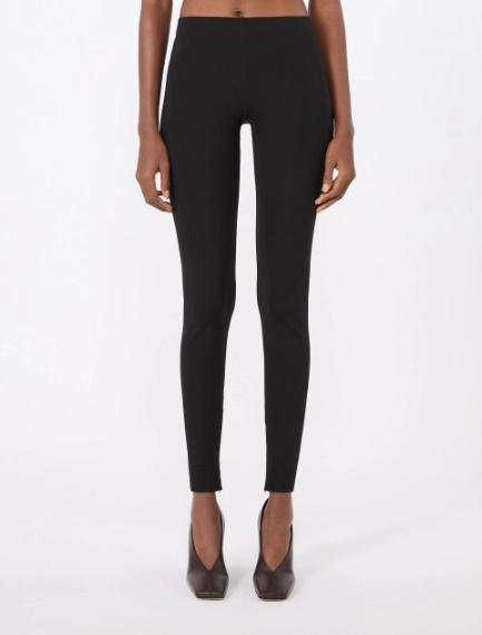 Slim-fit jersey trousers - BLACK - Sportmax - 2