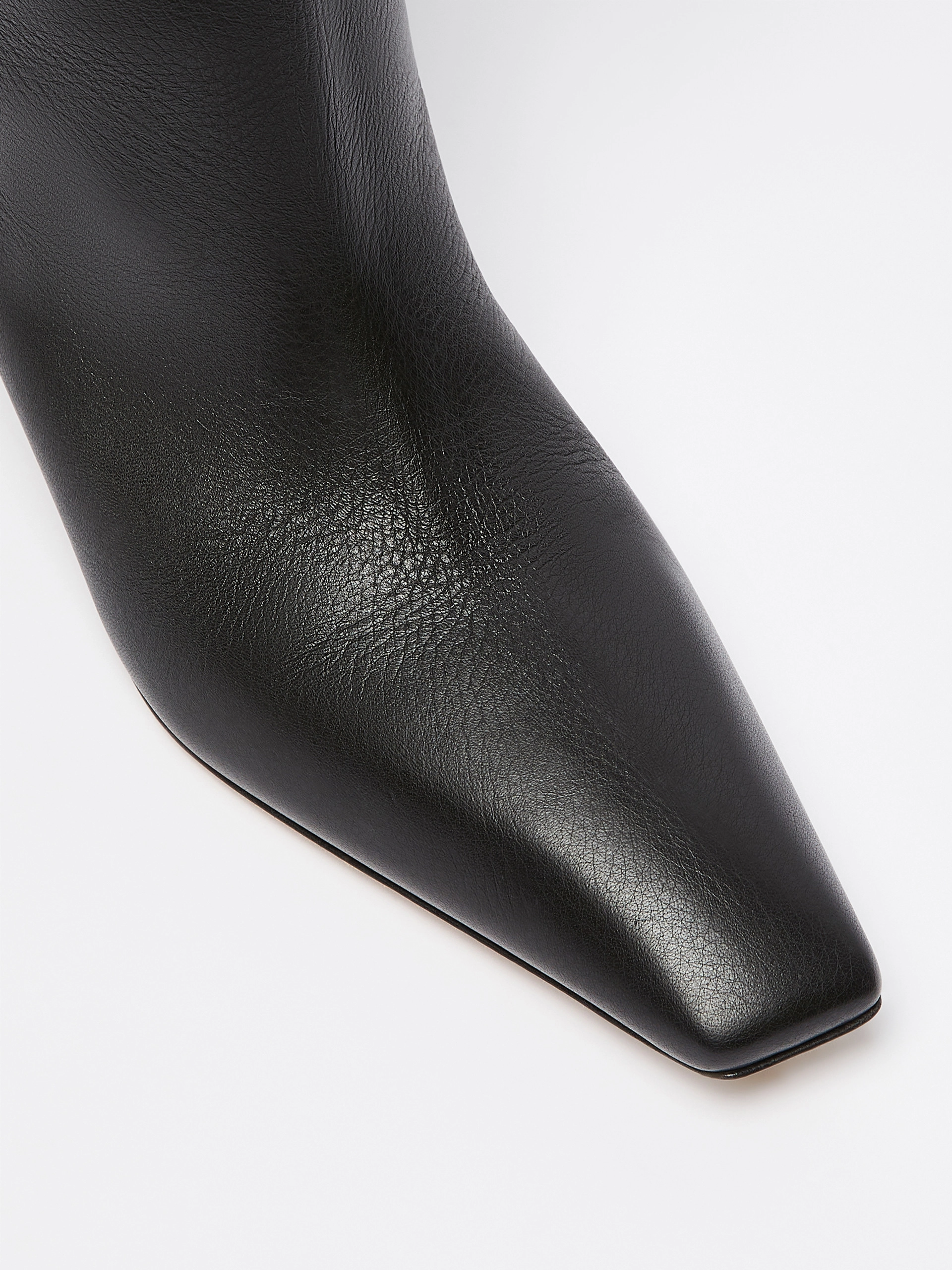 Stivale cuissard in pelle effetto cervo - NERO - Sportmax - 4