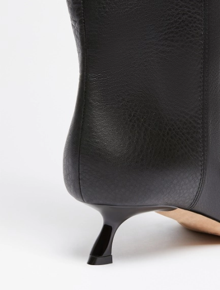 Stivale cuissard in pelle effetto cervo - NERO - Sportmax - 5