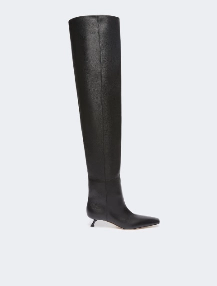 Stivale cuissard in pelle effetto cervo - Sportmax