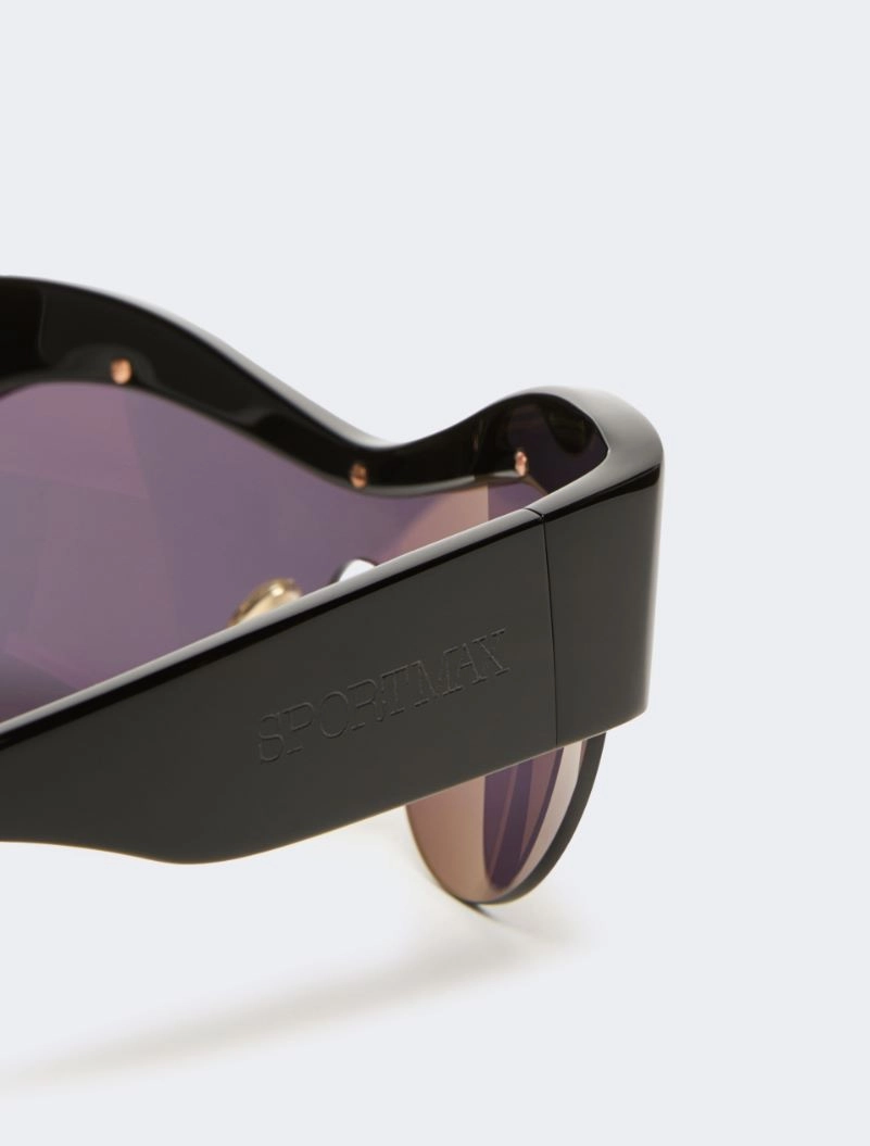 Occhiali da sole sagomati - NERO - Sportmax - 3